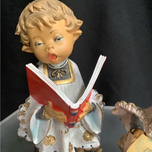 Fontanini Italian Vintage Ceramic Choir Boy Figurines 7” 3 pc Christmas Decor - Picture 2 of 16